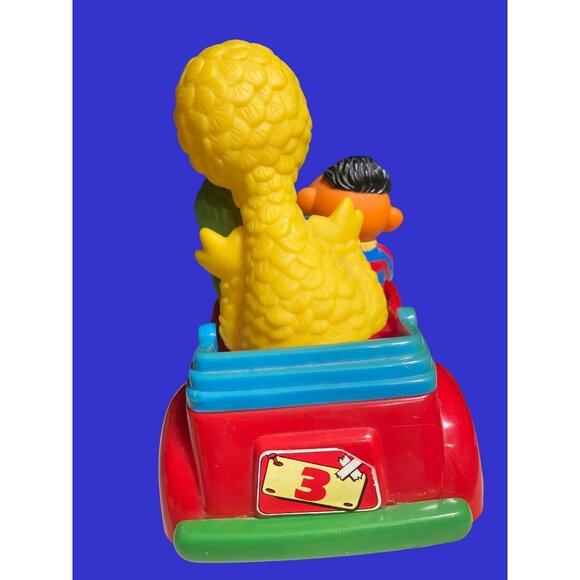 Sesame Street Vintage (illco, 1988) Wobbly Car Big Bird, Oscar, Ernie - Picture 5 of 12